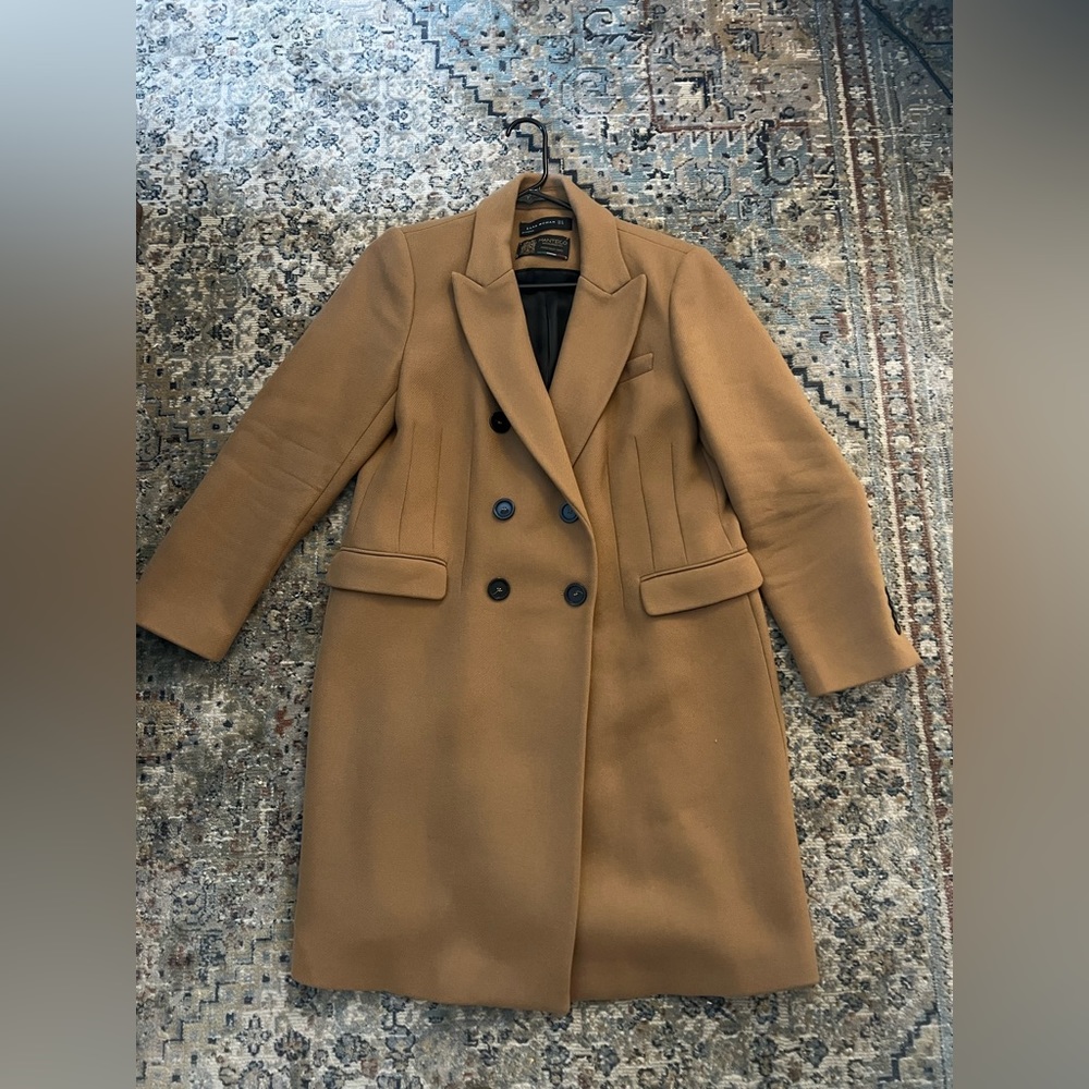 Zara Camel wool coat